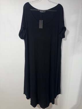 Foxblood Black Scoop Back Maxi Dress